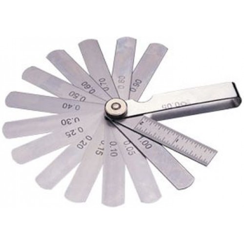 0.05-1.00mm Dưỡng đo độ dày 14 lá Sata 09-401 (09401)