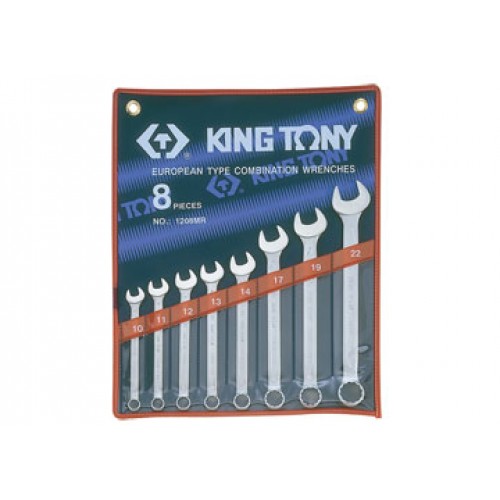 10-22mm bộ tuýp 8 cái hệ mét Kingtony 1208MR