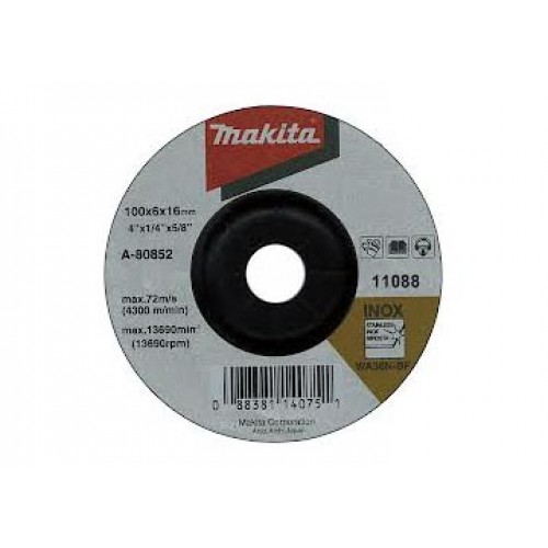 100 x 6 x 16mm Đá mài inox Makita A-80852