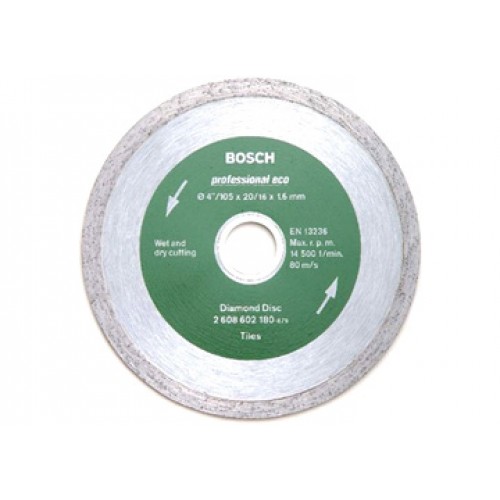 105 x 1.6 x 20/16mm Đĩa cắt gạch, ngói Eco-line Bosch 2608602180