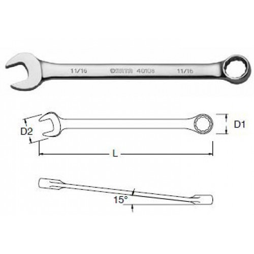 11mm Cờ lê vòng miệng Sata 40-206 (40206)