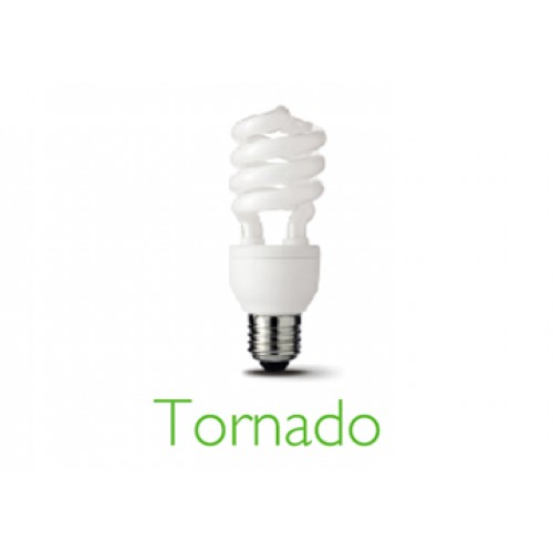 11W-Xoắn Bóng Compact Tornado CD-L-Ánh sáng vàng