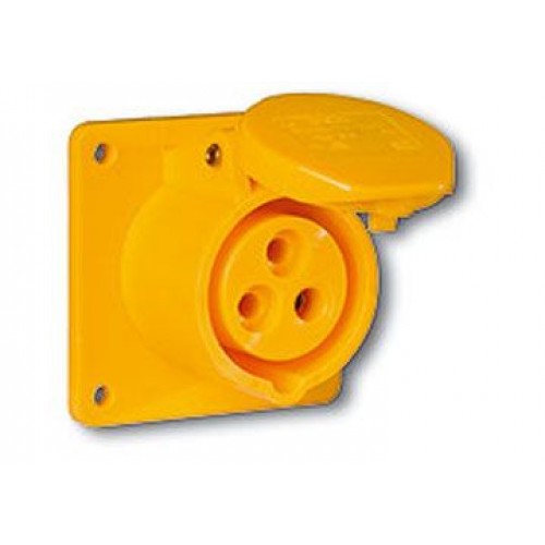 16A-4P-400V-6H-IP44 Ổ cắm gắn âm không kín nước