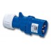 16A-4P-400V-6H-IP44 Phích cắm di động không kín nước