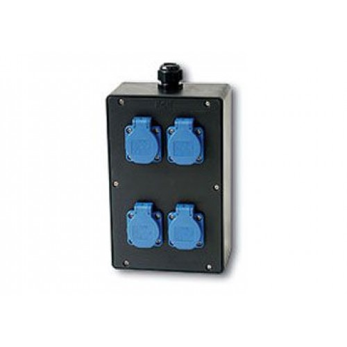 16A IP44 250V Bộ 4 ổ cắm bằng nhựa