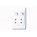 16A Ổ cắm đôi 2 chấu và 2 công tắc 1 chiều ARU 2/G