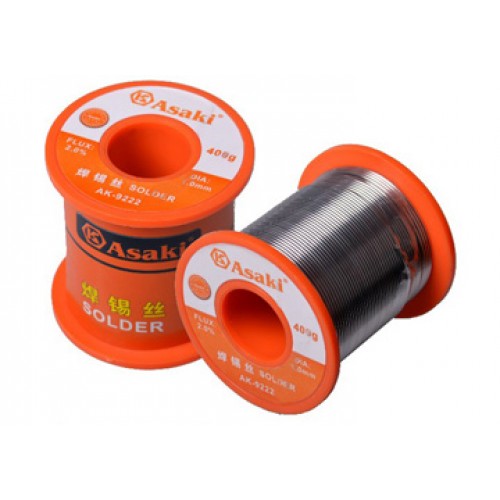 1mm Dây thiếc hàn 400g Asaki AK-9222