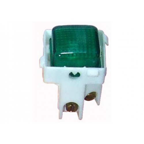 220V Ðèn báo neon màu xanh vuông