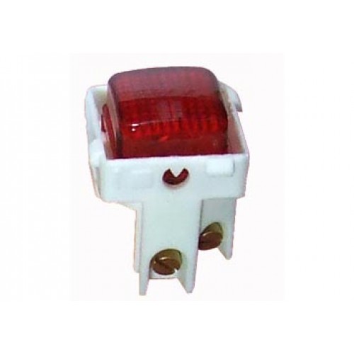 230V Ðèn báo neon màu đỏ vuông