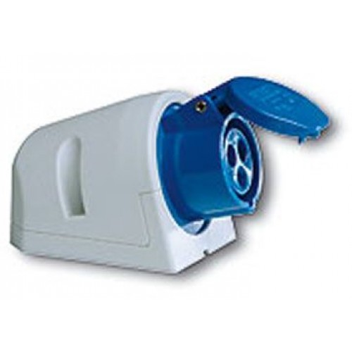 32A-3P-230V-6H-IP67 Ổ cắm nổi loại không kín nước