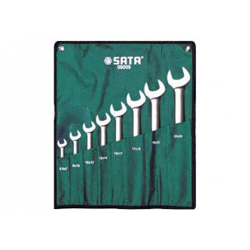 5.5-24mm Bộ cờ lê 2 đầu miệng Sata 08-009 (08009)