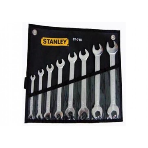 6-22mm Bộ cờ lê 2 đầu miệng 8 chi tiết Stanley 87-718