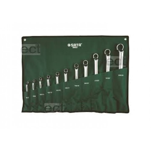 6-32mm Bộ cờ lê hai đầu vòng 11 chi tiết Sata 08-023 (08023)