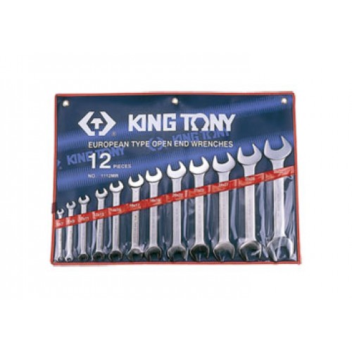 6-32mm bộ hai đầu miệng 12 cái hệ mét Kingtony 1112MR