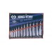 6-32mm bộ hai đầu miệng 12 cái hệ mét Kingtony 1712MR