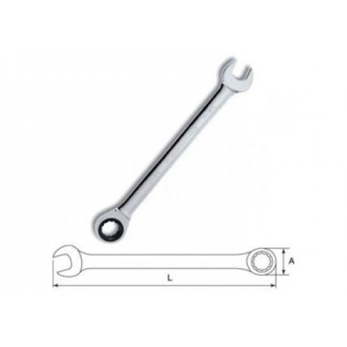 6mm Cờ lê vòng miệng tự động Sata 43-602 (43602)