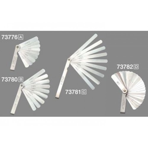 0.03-1.00mm Dưỡng đo độ dày 25 lá Shinwa 73782