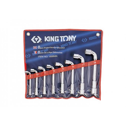 8-19mm bộ ống tuýp 8 cái hệ mét Kingtony 1808MR