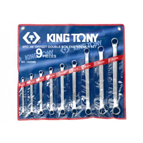 8-26mm bộ hai đầu vòng 9 cái hệ mét Kingtony 1609MR