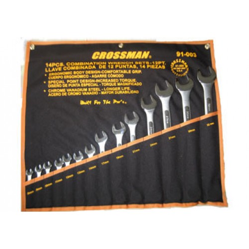 8-32mm Bộ vòng miệng hệ mét 14 cái Crossman 91-003