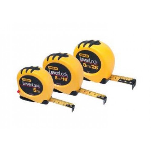 8m Thước cuộn lá thép LeverLock Stanley 30-828