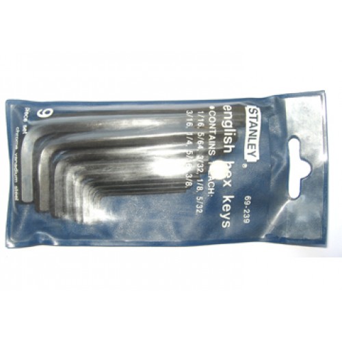 Bộ chìa lục giác 9 cây hệ inch Stanley 69-239