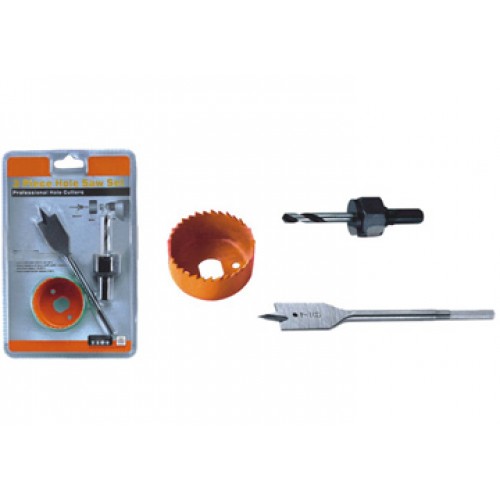 Bộ công cụ khoét lỗ gỗ 3 chi tiết Asaki AK-3680