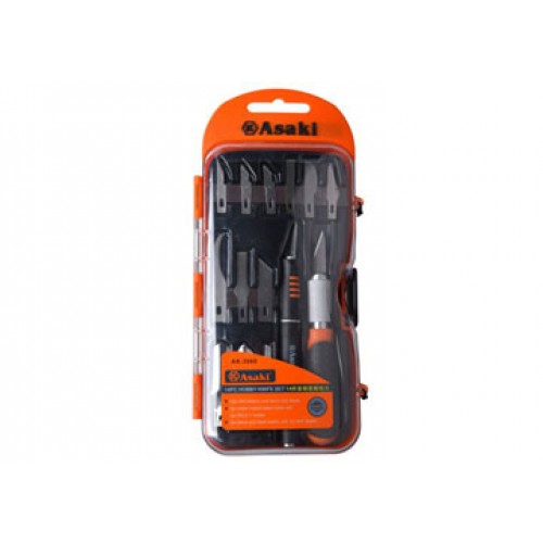 Bộ dao điêu khắc cao cấp 14 chi tiết Asaki AK-3960