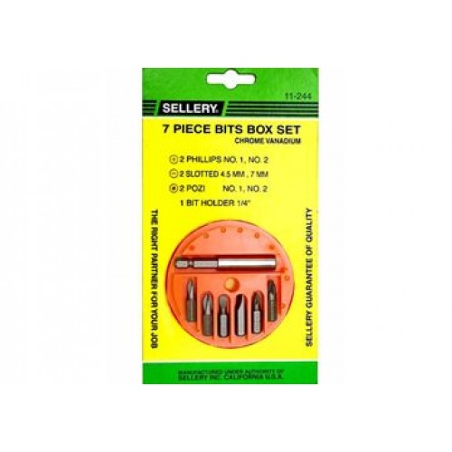 Bộ đầu tuốc nơ vít 7 chiếc 11-244 Sellery
