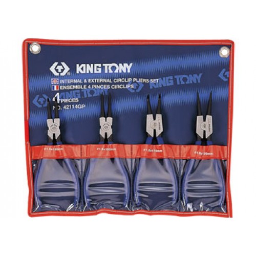 Bộ kìm mở phe 4 cái Kingtony 42114GP