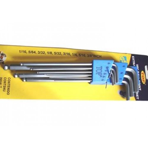 Bộ lục giác hệ inch 9 chi tiết TW-21009B