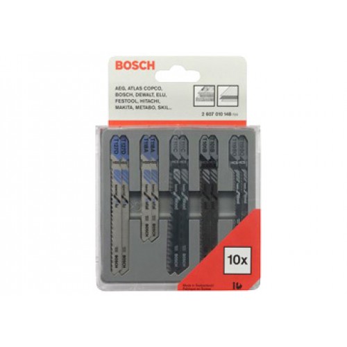 Bộ lưỡi cưa sắt/gỗ 10 cây Bosch 2607010148