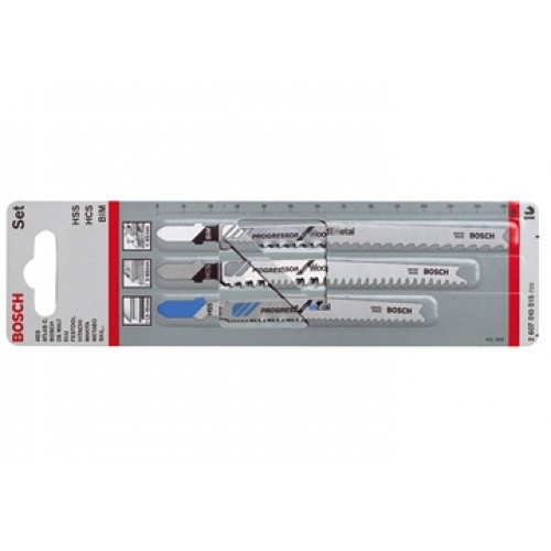 Bộ lưỡi cưa sắt/gỗ 3 cây Bosch 2607010062