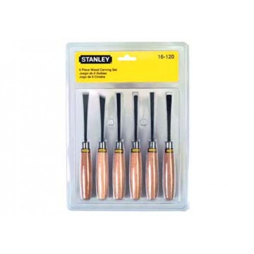 Bộ mũi đục gỗ 6 cây Stanley 16-120