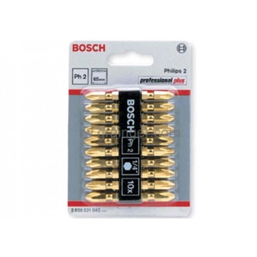 Bộ mũi vặn vít 10 cây Bosch 2608521042