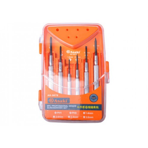 Bộ vít sửa đồng hồ 6 chi tiết Asaki AK-9076