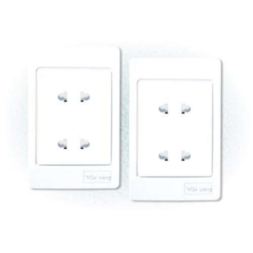 Mặt nạ ổ cắm 2 chấu