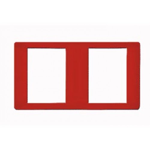 Mặt viền đôi màu đỏ (vuông) B2S/RD