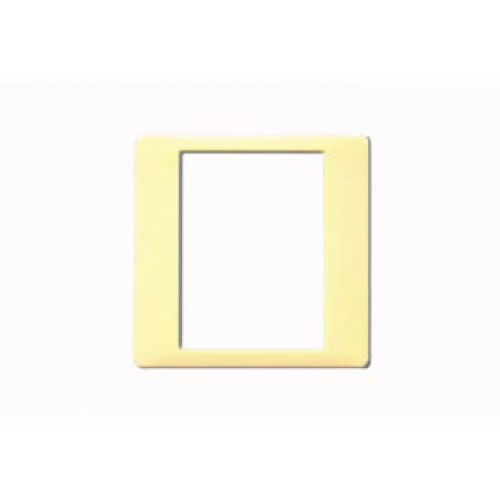 Mặt viền đơn màu trắng kem (vuông) B1S/CW