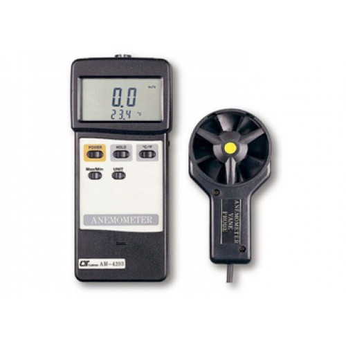 Máy đo tốc độ gió/nhiệt độ điện tử AM-4203