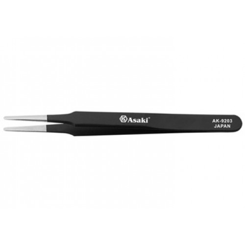 Nhíp gắp linh kiện tĩnh điện mũi bằng Asaki AK-9203