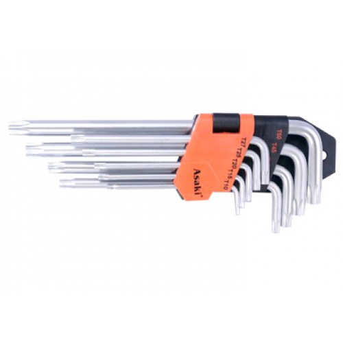 T10-T50 Bộ lục giác sao 9 cây chuẩn Asaki AK-413
